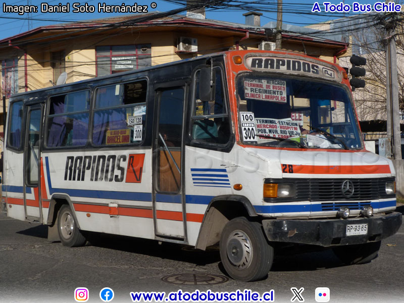 Carrocerías LR Bus / Mercedes Benz LO-814 / Línea N° 10 Rápidos Río Viejo (Chillán)