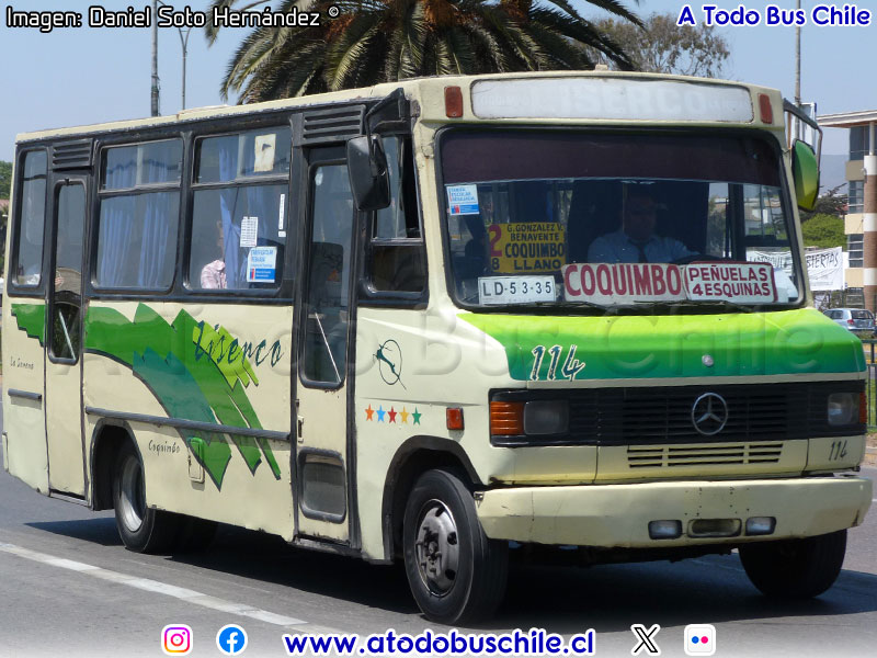 Cuatro Ases PH-50 / Mercedes Benz LO-812 / Línea La Serena Coquimbo LISERCO