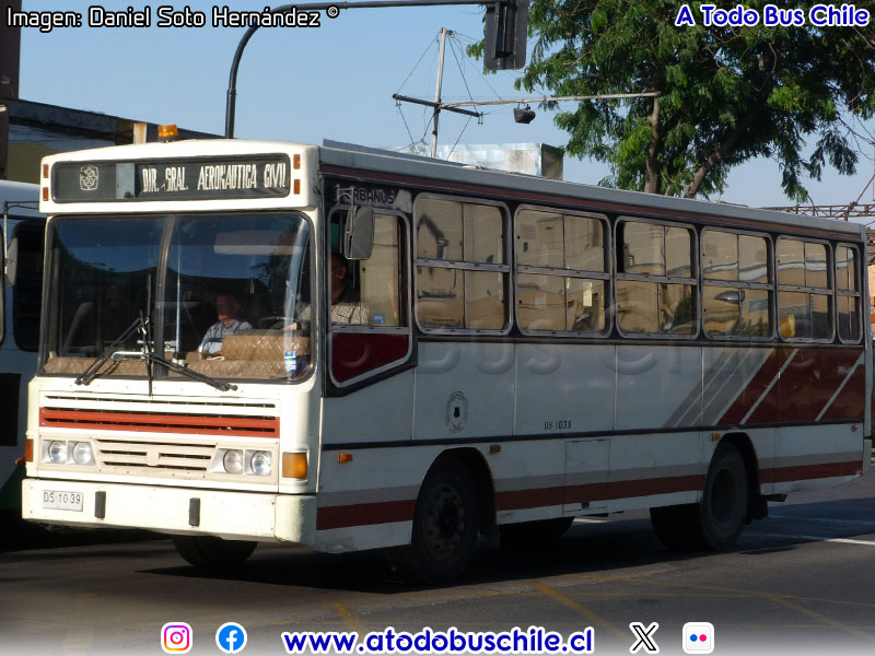 Busscar Urbanus / Mercedes Benz OF-1115 / DGAC - Aeropuerto Internacional Comodoro Arturo Merino Benítez (Santiago)