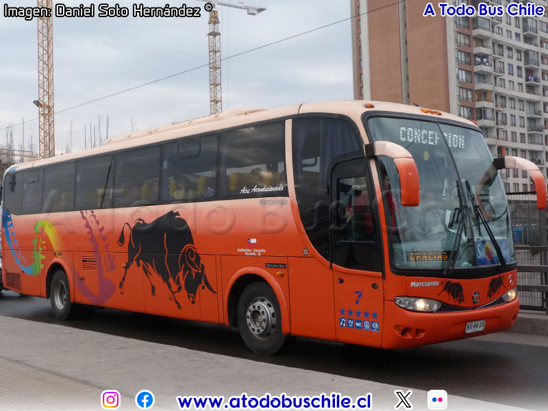 Marcopolo Viaggio G6 1050 / Mercedes Benz O-500R-1830 / Sol del Pacífico