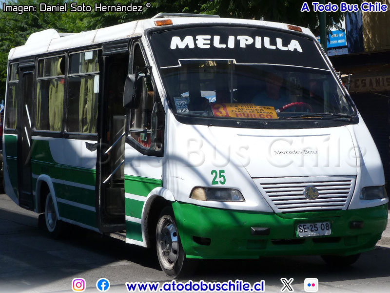 Metalpar Pucará 2000 / Mercedes Benz LO-814 / Línea N° 3 MELITRAN S.A. (Melipilla)