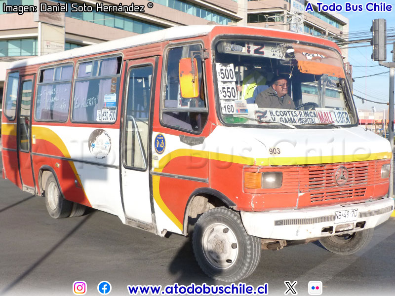Metalpar Pucará I / Mercedes Benz LO-812 / Línea Z Transportes Ayquina S.A. (Calama)