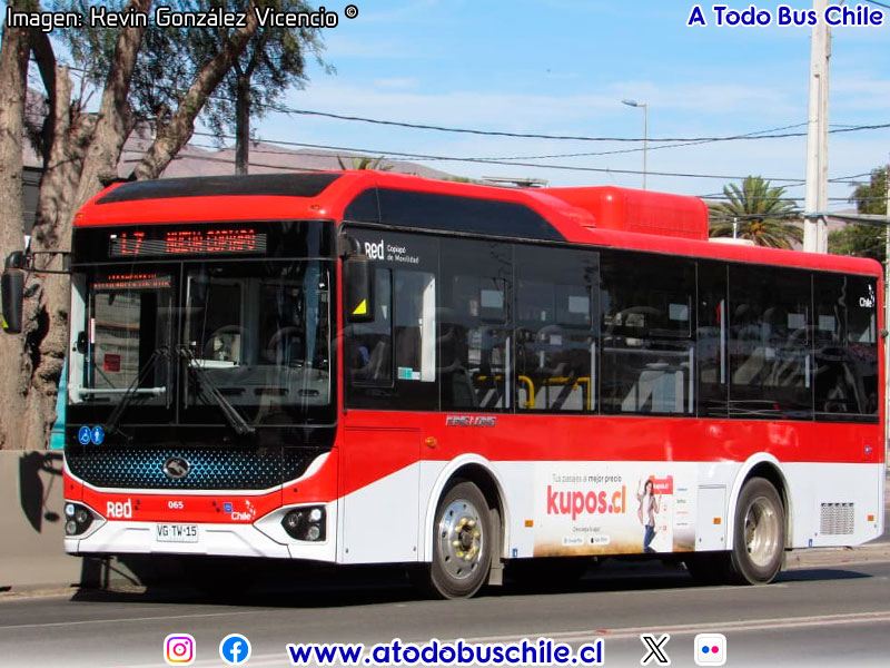 King Long XMQ6900G E-Tech / ETP Nueva Copiapó S.A. Línea N° 7
