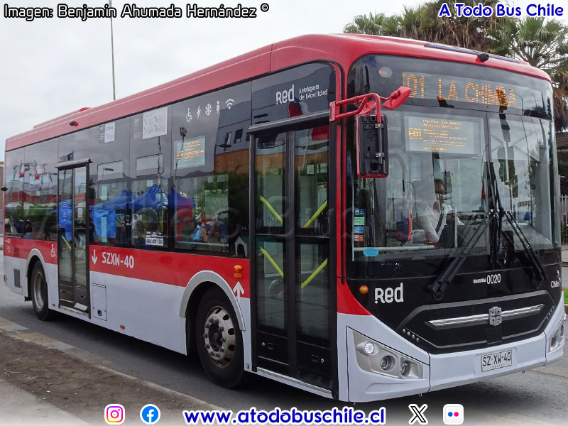 Zhong Tong LCK6106EVG / Línea E-01 Red Antofagasta de Movilidad
