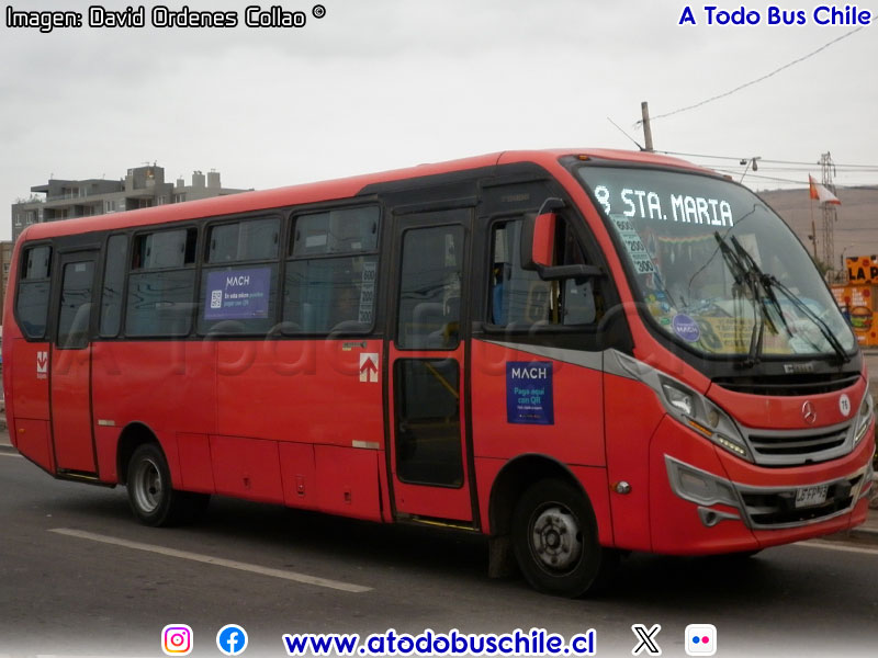 Induscar Caio F-2400 / Mercedes Benz LO-916 BlueTec5 / Línea N° 8 Arica