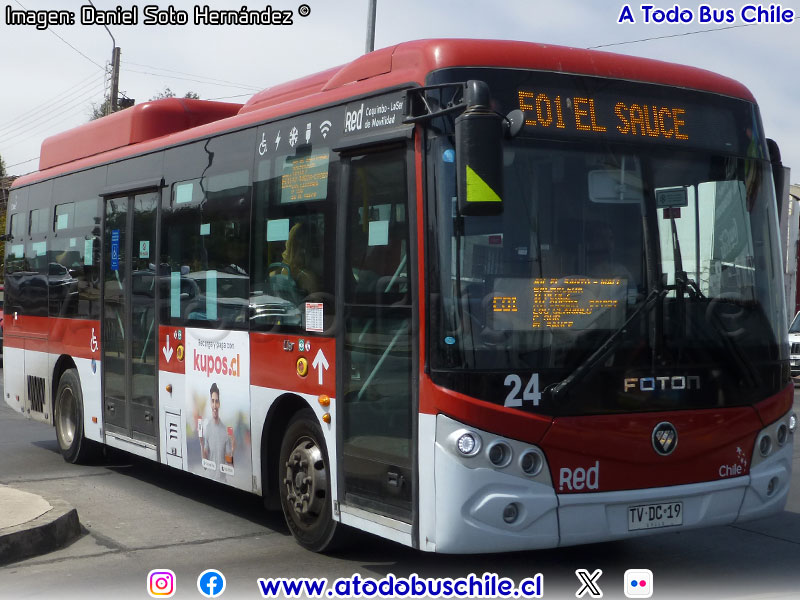 Foton E-Bus U-9 SC / Línea E-01 Red Coquimbo - La Serena de Movilidad