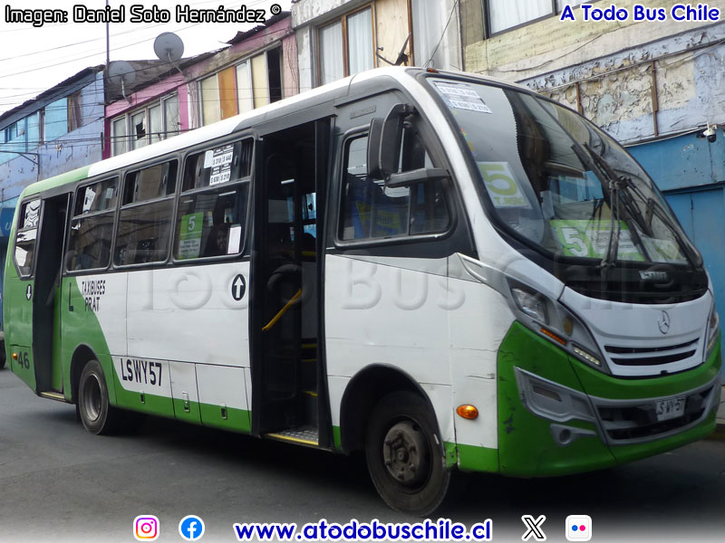 Induscar Caio F-2400 / Mercedes Benz LO-916 BlueTec5 / Línea N° 5 Iquique