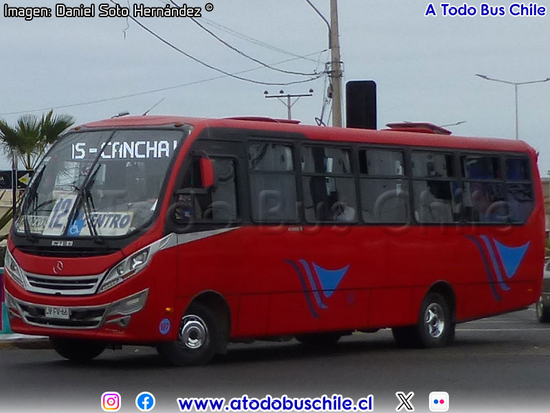 Induscar Caio F-2400 / Mercedes Benz LO-916 BlueTec5 / Línea N° 12 Arica