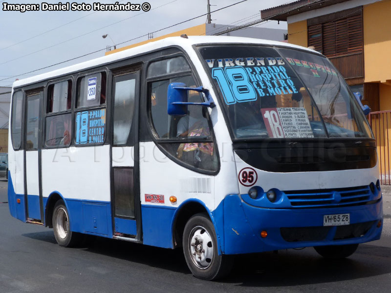 Induscar Caio Piccolo / Mercedes Benz LO-712 / Línea Nº 118 Trans Iquique