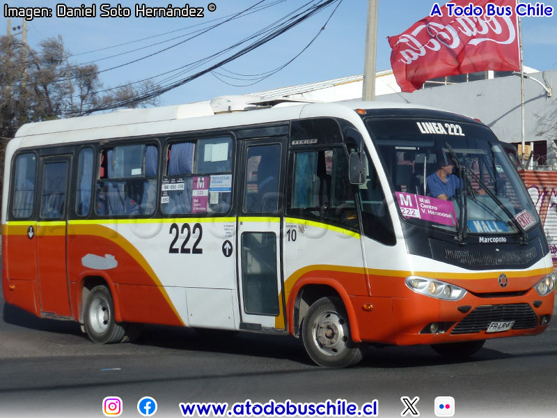 Marcopolo Senior / Volksbus 9-150EOD / Línea 222 Variante M (Calama)