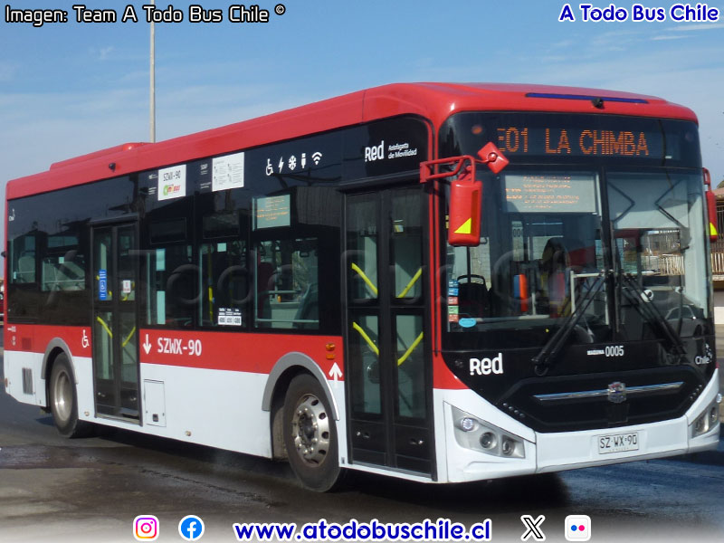 Zhong Tong LCK6106EVG / Línea E-01 Red Antofagasta de Movilidad