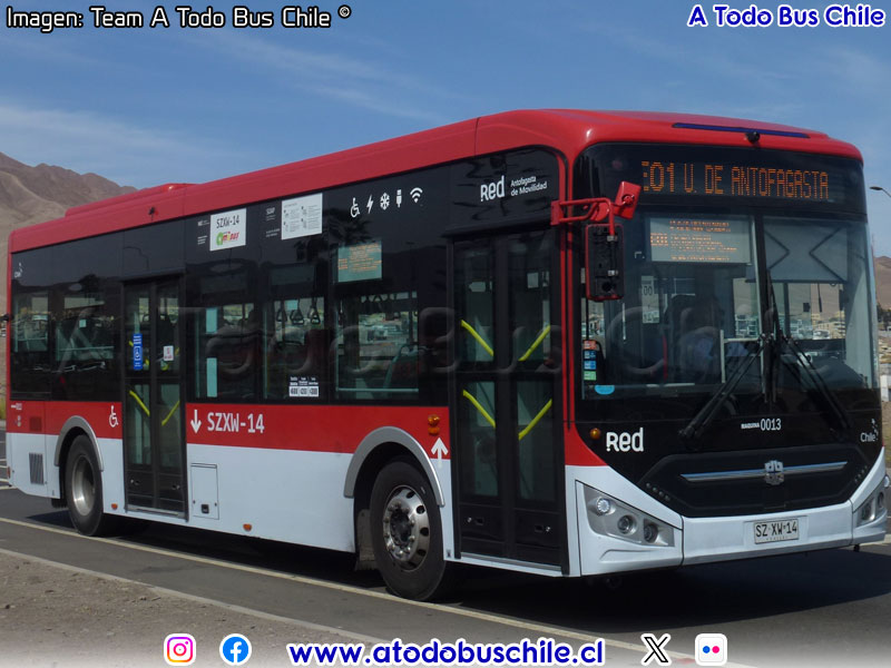 Zhong Tong LCK6106EVG / Línea E-01 Red Antofagasta de Movilidad