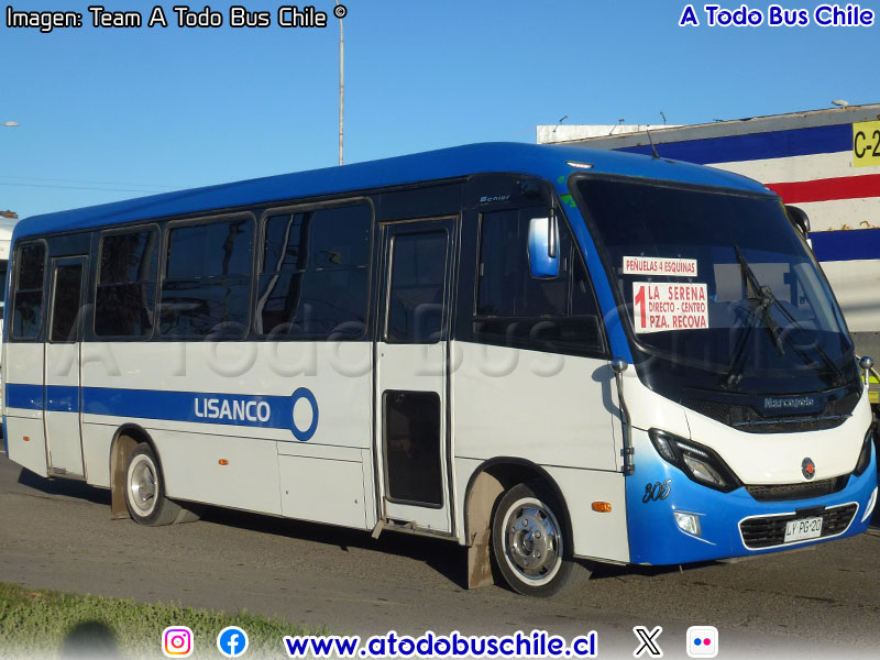 Marcopolo Senior / Mercedes Benz LO-916 BlueTec5 / Línea San Juan Coquimbo LISANCO