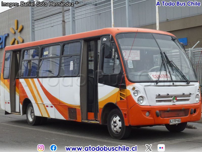 Induscar Caio Foz / Mercedes Benz LO-915 / Línea Sol de Atacama Variante N° 12 (Copiapó)