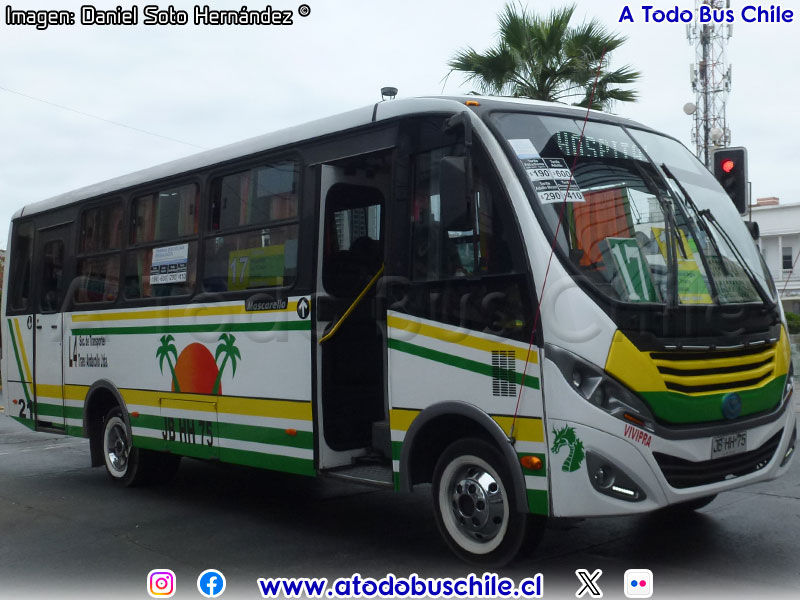 Mascarello Gran Micro / Mercedes Benz LO-915 / Línea N° 17 Iquique