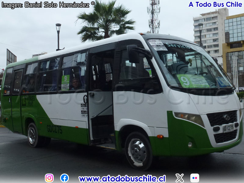 Volare W9 Urbano / Agrale MA-9.2 Euro V / Línea N° 9 Iquique