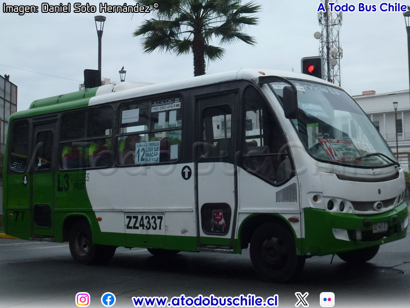 Maxibus Lydo / Mercedes Benz LO-712 / Línea N° 12 Iquique