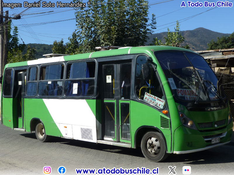 Neobus Thunder + / Mercedes Benz LO-915 / MELITRAN S.A. Línea Melipilla - Pomaire