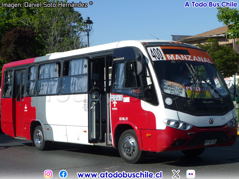 Marcopolo Senior / Volksbus 9-160OD Euro5 / Línea N° 400 Manzanal Trans O'Higgins