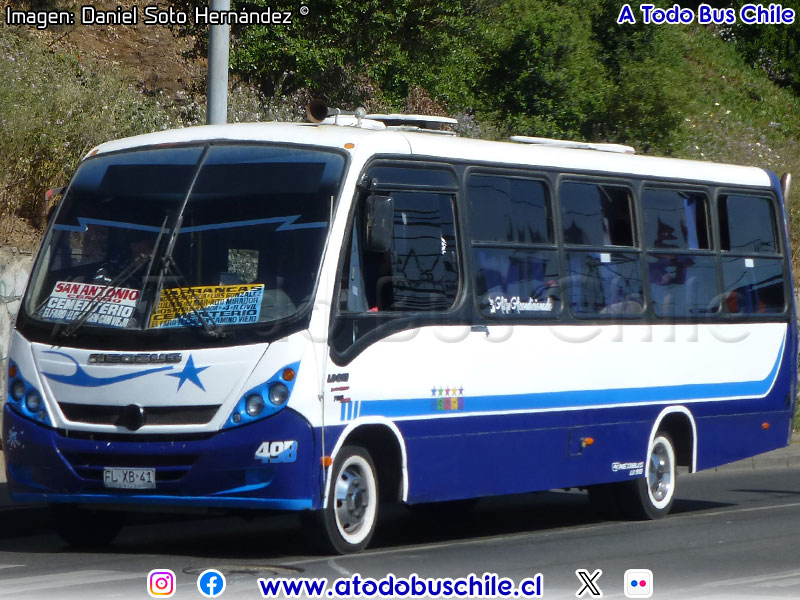 Neobus Thunder + / Mercedes Benz LO-915 / Buses Litoral Central S.A. (San Antonio)