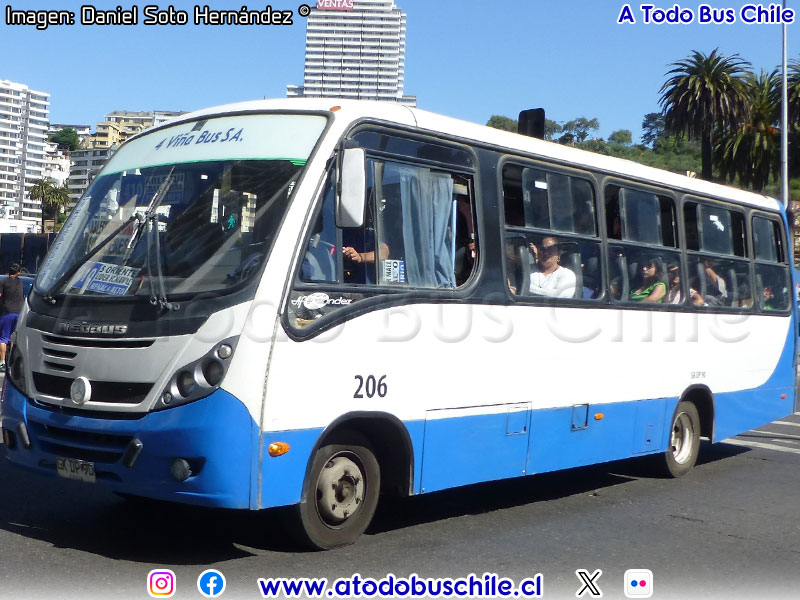 Neobus Thunder + / Mercedes Benz LO-916 BlueTec5 / TMV 4 Viña Bus S.A.