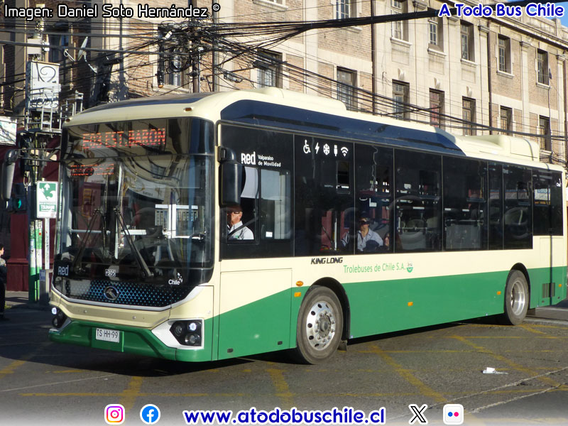 King Long XMQ6900G E-Tech / Línea E-03 Estación Barón - Curauma Red Valparaíso de Movilidad
