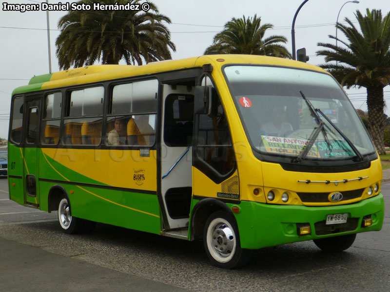 Maxibus Astor / Mercedes Benz LO-915 / A.G. Buses San Antonio S.A.