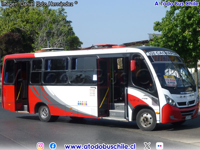 Neobus Thunder + / Mercedes Benz LO-915 / Línea 300 Sur - Poniente (Cachapoal) Trans O'Higgins