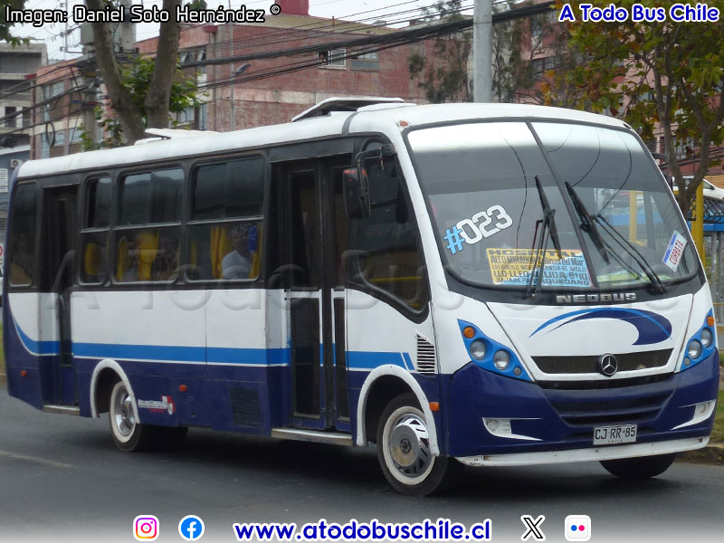 Neobus Thunder + / Mercedes Benz LO-915 / Buses Litoral Central S.A. (San Antonio)