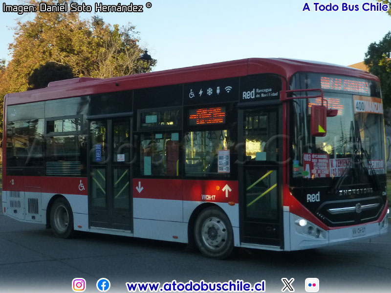 Zhong Tong LCK6850EVG / Línea N° 400 Manzanal Trans O'Higgins