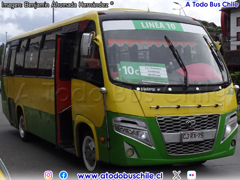 Volare W9 Urbano / Agrale MA-9.2 Euro V  / Línea N° 10 Transportes Lagunitas S.A. (Puerto Montt)