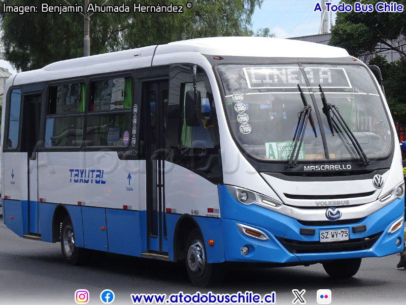 Mascarello Gran Micro S2 / Volksbus 9-160OD Euro5 / Línea A TAXUTAL (Talca)