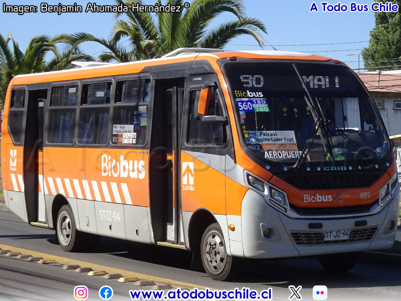 Induscar Caio F-2400 / Mercedes Benz LO-916 BlueTec5 / BioBus Línea B-02 (Concepción Metropolitano)