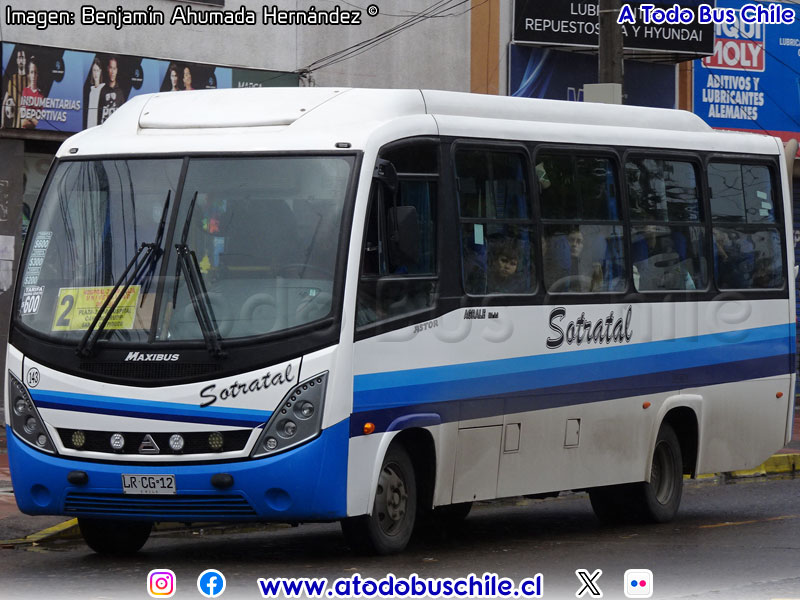 Maxibus Astor / Agrale MA-9.2 Euro V / Línea N° 2 SOTRATAL (Talca)