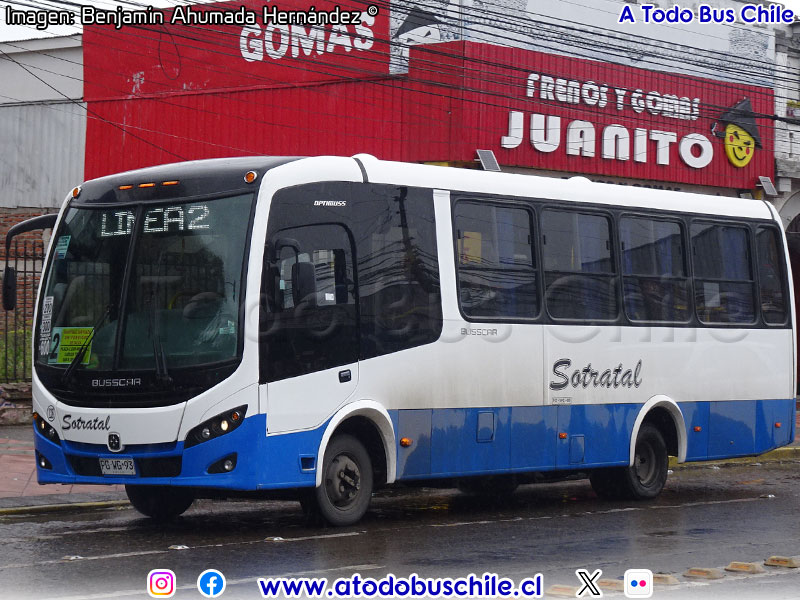 Busstar Optimuss / Chevrolet Isuzu NQR 916 Euro5 / SOTRATAL Línea N° 2 (Talca)