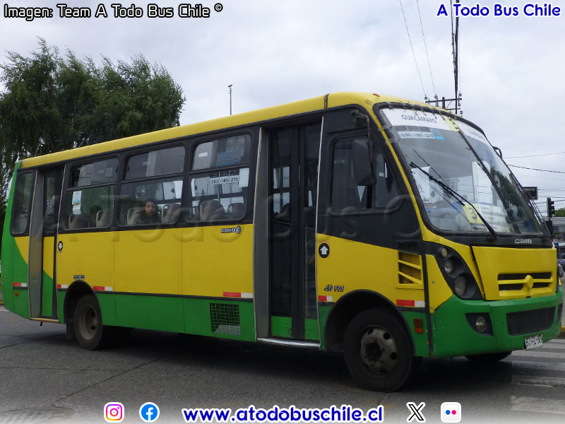 Induscar Caio Foz / Mercedes Benz LO-915 / Línea N° 3 Valdivia