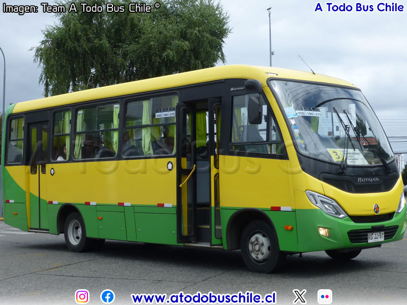 Marcopolo Senior / Mercedes Benz LO-916 BlueTec5 / Línea N° 3 Valdivia