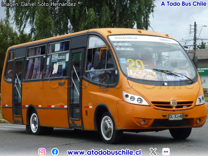 Metalpar Pucará IV Evolution / Mercedes Benz LO-812 / Línea N° 20 Valdivia