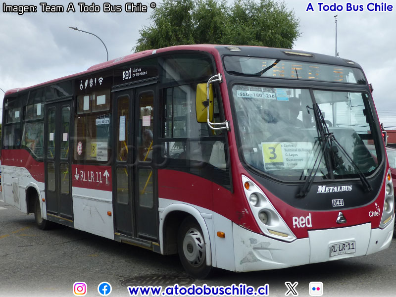 Metalbus Andes / Agrale MT-9000 Euro V / Línea N° 3 Valdivia
