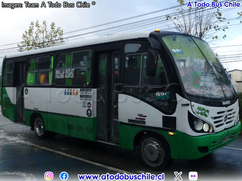 Walkbus Brasilia / Mercedes Benz LO-915 / Línea N° 7 Vía Alerce S.A. (Puerto Montt)