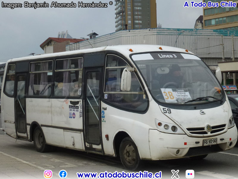 Metalpar Pucará IV Evolution / Agrale MA-8.5TCE / Línea N° 3 SOTRASOL S.p.A. (Puerto Montt)