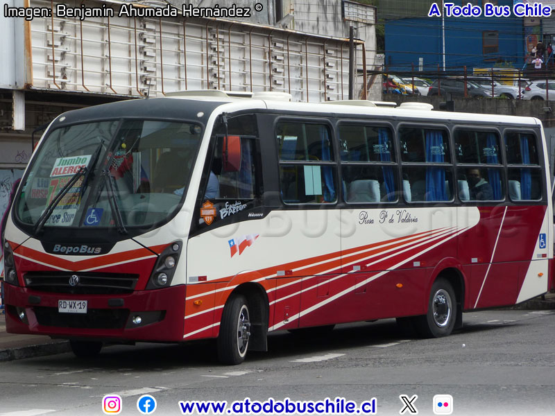 BepoBus Nàscere / Volksbus 9-160OD Euro5 / Línea N° 7 Temuco