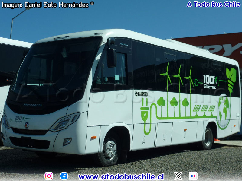 Marcopolo Senior / Reborn Electric Motors Queltehue RE-003 / Unidad de Stock EPYSA S.A.