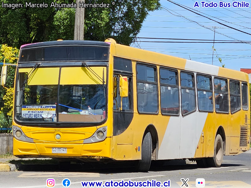 Induscar Caio Mondego H / Mercedes Benz O-500U-1726 / Escuela Comodoro Arturo Merino Benítez (Chillán)
