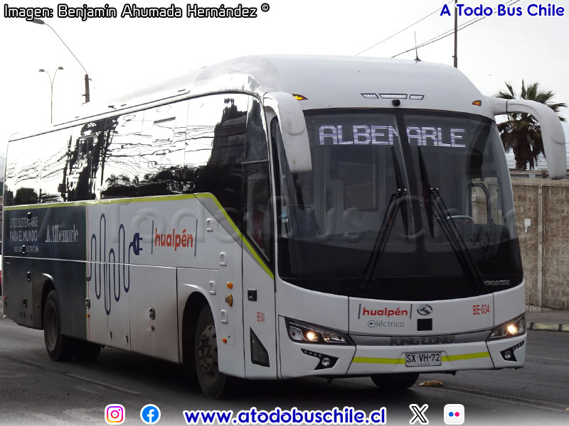 King Long XMQ6130E / Buses Hualpén (Al servicio de Albemarle Lithium Chile S.A.)