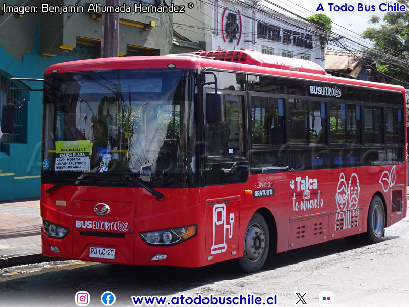 Shang Bus SR6820GB / Línea N° 2 Amarilla Transporte Vecinal Gratuito Talca