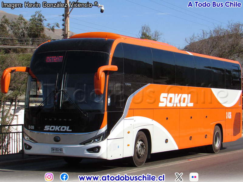 Yutong ZK6138H C-13 Pro Euro5 / Transportes Sokol (Al servicio de Minera Carola)