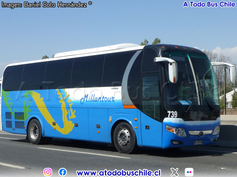 Yutong ZK6107HA Euro5 / Millantour (Al servicio de Walmart Chile CD El Peñón)