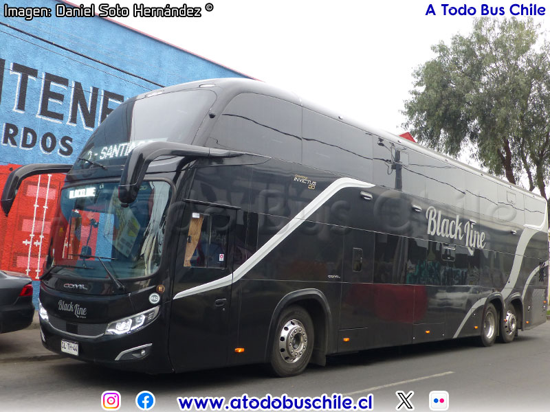 Comil Campione Invictus DD / Volvo B-450R Euro5 / Black Line Yanguas (Al servicio de AMECO Chile)