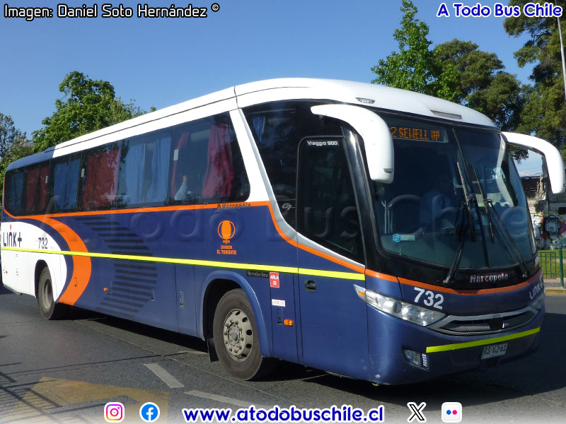 Marcopolo Viaggio G7 900 / Mercedes Benz O-500RS-1941 BlueTec5 / Link + (Al servicio de CODELCO División El Teniente)